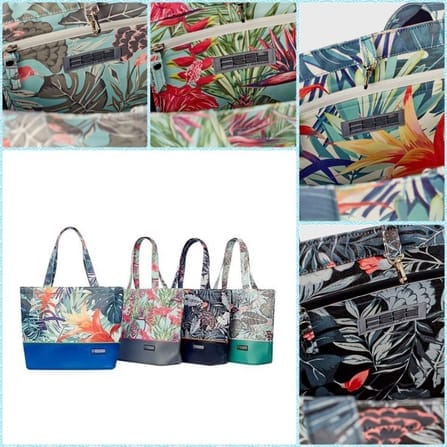 กระเป๋าเป้กันน้ำ FEELFREE TROPICAL TOTE สี BOTANIC GREEN_5